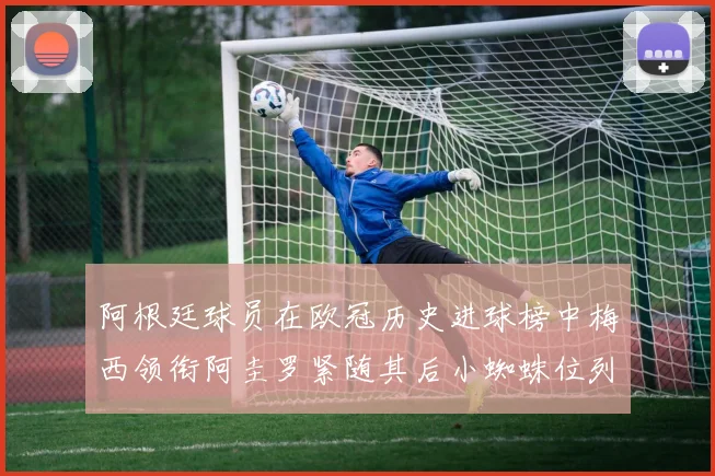 阿根廷球员在欧冠历史进球榜中梅西领衔阿圭罗紧随其后小蜘蛛位列第七